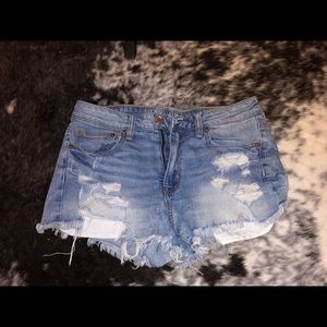 AE festival denim shorts
